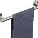NearMoon Bath Towel Bar, Thicken Stainless Steel Shower Towel Rack Holder Wall Mounted for Bathroom, 16-lnch Overall Length-13-lnch Usable Hanging Space (1 Pack, Brushed Nickel)
