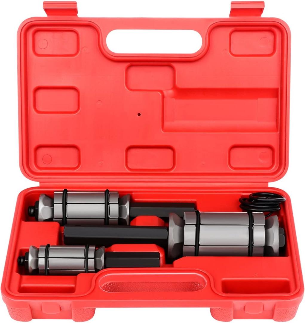 SCITOO 3-Pieces Pipe Expander Tool Set 1-1/18'' to 3-1/2'', Tail Pipe Expander Compatible with Most Vehicles and Trucks