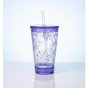 Luum Glo & Go Led 18 Oz Tumbler Firewrk