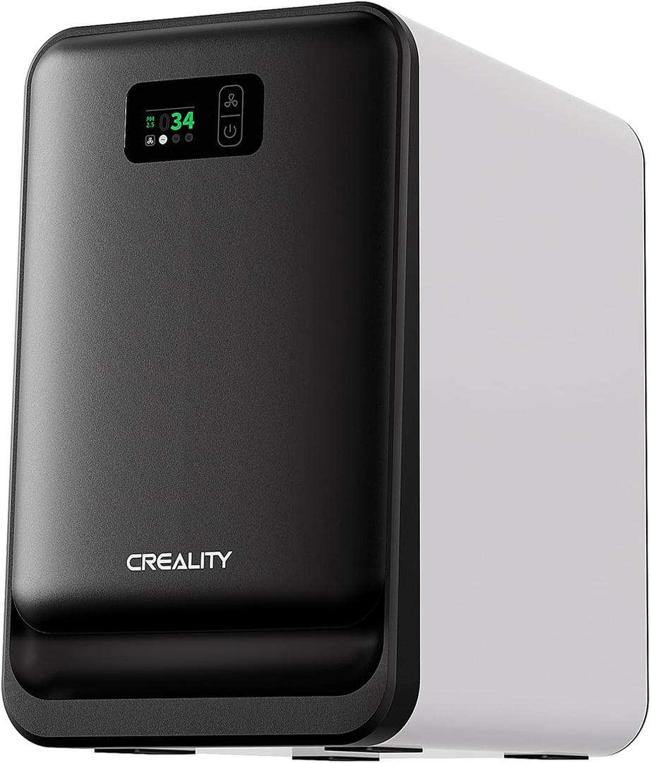 Creality Air Purifier for 3D Printer, Smoke Purifier with 360All-Round Purification 250m/h Turbo Airflow Real-Time PM2.5 Display-FDM 3D Printer Version