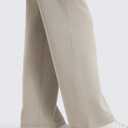 CRZ YOGA SoftAura Straight Leg Casual Sweatpants Women 28"/30"/32" - Modal Lounge Travel Pants with Pockets (Medium, Stone)