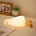 Cute Duck/Chicken/Pig/Rabbit/Panda NightLight, LED Squishy Animal Novelty Lampfor Toddler Baby Kids, Nursery Touch Kawaii Room/House Decor Bedside Touch Lamp for Breastfeeding