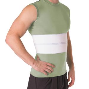 BraceAbility Broken Rib Brace for Cracked Ribs - Men's Rib Cage Support Belt for Bruised, Fractured or Dislocated Ribs Protection, Compression Wrap and Chest Support (Universal Male)