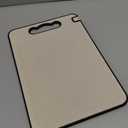 Titanium Cutting Board for Kitchen, Pure Titanium and Wheat Straw PP Scratch-Resistant for Meat/Vegetables Easy to Clean15.8x10.6 Inch, (Beige Titanium)