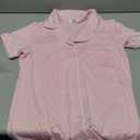 Ekouaer Nightgowns for Women Button Down Sleep Shirt V Neck Pajama Dress Boyfriend Nightshirt Sleepwear Pink Small