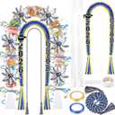 YLOLUL 16 Pcs Graduation Leis 2026 Graduation Candy Lei Kit with Honor Cord Class of 2026 Graduation Ribbon Money Lays Necklace Graduation Gift Party Accessories for Women Men