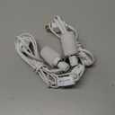 WATERGLIDE 2 Pack Accessory Cord with Clear Bulb, 6 FT UL Listed Replacement Lamp Cord with ON/Off Switch, Perfect for Christmas Village House, Craft Projects, Halloween Holiday Decoration