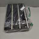 SpaceAid WrapNeat 3 in 1 Wrap Organizer with Cutter and Labels, Plastic Wrap, Aluminum Foil and Wax Bamboo Dispenser for Kitchen Storage Organization Holder for 12" Roll (Black) (3-Slot, 3"Tall)