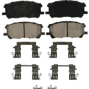 Wagner QS ZD1005 Disc Brake Pad Set, Chamfered Edges for Smooth, Quiet Stops, Fits 20042006 Lexus RX330, 20072009 Lexus RX350