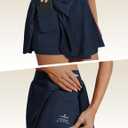 LouKeith Tennis Skirt High Waisted Mesh Casual Pickleball Athletic Skirts Workout Golf Skorts for Women with Pockets (XL)
