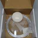 Retisee 3 in 1 Christmas Joy Lights for Front Door, 6.3 Inch Christmas Lights Decorations Battery Operated LED Joy Sign Acrylic Hanging Light for Outdoor Indoor Tree Home Office Shops Holiday