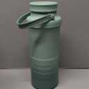 Momcozy 22oz Portable Breast Milk Cooler for Outdoor, Life Saver with 360 Total Cooling for 24 Hours, Larger Capacity Travel Breastmilk Chiller with 2pcs Baby Bottles for Breastmilk Storage, Green