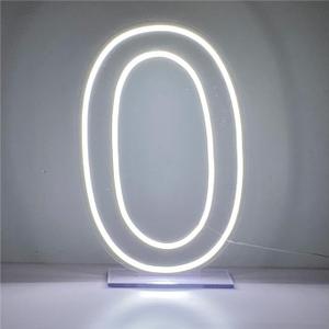 LED Neon Signs Number 0 Birthdays Decor Neon Lights Party USB Plus Battery Case Light up your baby's birthday with our Neon Number Zero Sign (Number 0)
