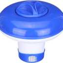 ATIE Collapsible/Retractable Pool Spa 1" Chlorine/Bromine Tablet Dispenser for Pool, Spa, Hot Tub, and Fountain, Perfect for Inflatable & above-Ground Pools