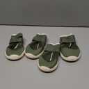 DcOaGt Dog Shoes for Large Dogs XXL,Mesh Breathable Dog Boots & Paw Protectors for Hot Pavement Summer Winter Snow, 360Anti-Slip Dog Booties for Hiking/Walking,Military Green 4PCS(Size 9)