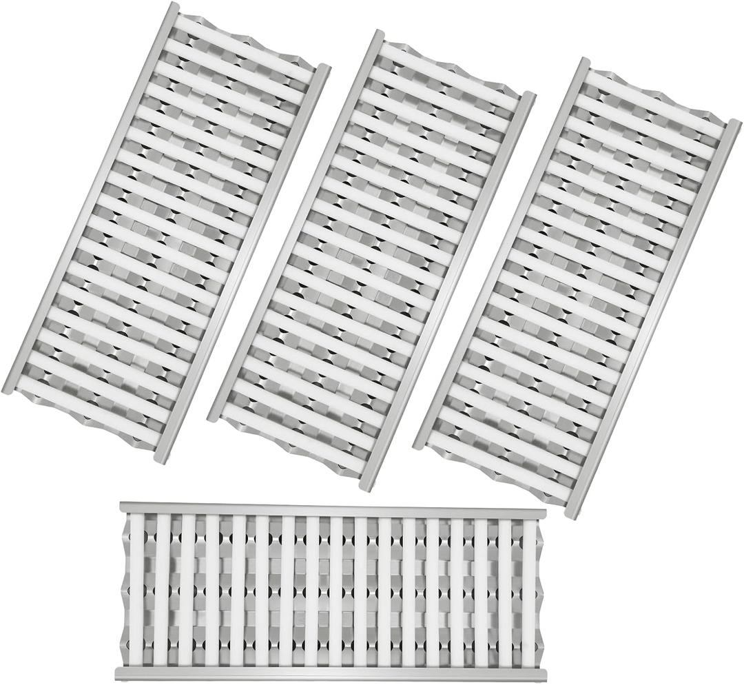 L89746 4 Pack Radiant Tray and Ceramic Rod Replacement Parts for Lion Premium Grills,Compatible with Lion Premium Grills l75000 32-inch Grill and l90000 40-inch Grill