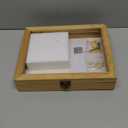 TJ.MOREE Shadow Box Frame 8 x 10 Shadowbox Display Case Picture Frame with Linen Back Memorabilia Bouquet Medals Military Photos Memory Box (Carbonized)