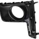 For Subaru Crosstrek Fog Light Cover 2016 2017 Driver Side | Textured Black | w/Chrome Trim | DOT/SAE Compliance | SU1038112 | 57731FJ430