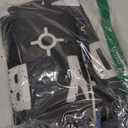 Vlipoeasn Happy 13th Birthday Decoration for Boys Girls, Black White Official Teenager Backdrop Banner, Cake Topper, Hanging Swirls, 13 Year Old Birthday Party Decor Supplies for Outside Inside