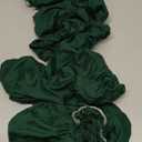 uxcell 4 Pack Stool Covers Round, 16-18 Inch Bar Stool Covers Washable Dustproof Slipcover Seat Cushion with Elastic for Bar Kitchen Living Room Decor, Dark Green