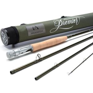 Maxcatch Premier X Fly Fishing Rod, IM8 Graphite, MOD Fast Action, 3-12WT, with Carrying Case