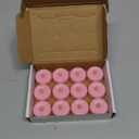 Amagic 12 Pack Pink Flameless LED Tea Lights Candles Battery Operated, Electric Fake Tealight Candles for Votive, Wedding, Table Centerpiece, Theme Party, Aniversary, Proposal, Christmas, Pink Base