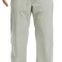 Mens Track Pants Quick Dry Lightweight Joggers Athletic Running Pants Zipper Pockets (Gray, XXXL)