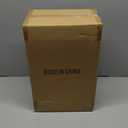 CTSNSLH 4 Tier Plastic Storage Bins and Boxes Organizer - Stackable with Lids for Bedroom, Living Room, Office - Foldable Containers (White)