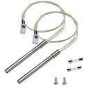 2 Pack Hot Rod Igniter Kit Replacement for Pit Boss, Pellet Grill Igniter Rod Heating Element Compatible with Pitboss, for Traeger & Camp Chef Grill, with 2 Fuses