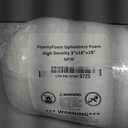 FOAMYFOAM High Density 3 inch Thick, 18 inch Wide, 18 inch Long Upholstery Foam, Cushion Replacement