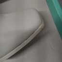 Ankis Knee High Boots for Women Squared Toe Chunky High Heel with Side Zipper Long Boots (9, White Pu)