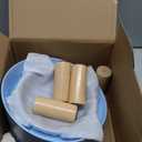 MS!MAKE SURE Adjustable Raised Cat Bowls, Ceramic Elevated Cat Bowls, Pet Bowl with Anti - Slip Rubber Pad, Leak - Proof, Lead & Cadmium Free, Whisker - Friendly, for All Life Stages of Age Blue