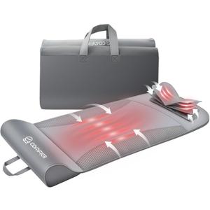 COMFIER Full Body Massage Mat with Heat, Auto-Stretching Mat, Back Massager for Back Pain, Stretching Massager with 3 Optional Intensity & 4 Massage Modes
