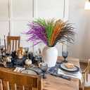 5 Pcs Halloween Picks and Sprays Green Artificial Curly Willow Branches 27.4Inch Floral Twig Stems Sticks Vase Fillers Green Halloween Ornament for Centerpieces Party Holiday Christmas Decorations