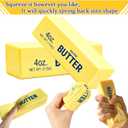 Butter Squishy, Squeeze Toys, Squishy Butter, Realistic Butter Stick Soft Squeeze Toys (Butter-2PCS)