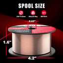 AWT Solid MIG Welding Wire, ER70S-6 Gas Solid Carbon Steel Mig Wire with Low Splatter, .030" 2-Pound Spool, Pack of 1