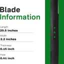 Earthtec 133-8183-03 108-3762-03 Lawn Mower Blades Replacement for Toro Super Recycler 21 Inch Blades 93-4106-03 93-4106 22275 22275T 22282 22282T 21566 21566T 21568 21568T (2 Pcs)