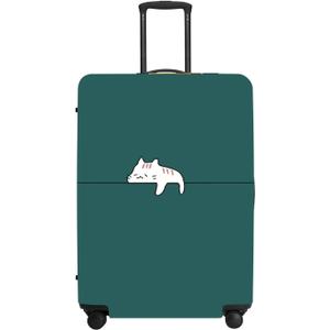 Airplane Silhouette Luggage Protector, Scratch Resistant Suitcase Cover for Frequent Flyers, Travel Essentials for Business Trips (XL(32"-34" Suitcase), 60)