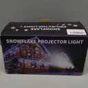 Snowflake Christmas Projector Lights Outdoor 2025 Upgraded Triple Head Snowflake Projector with Timer Waterproof LED Snowfall Projector for Holiday for Christmas Decoration