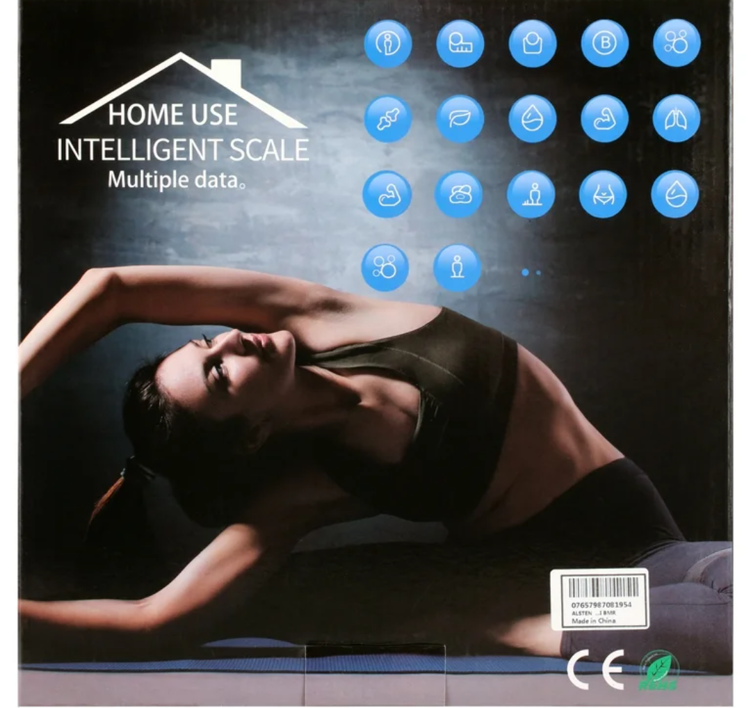 Smart Digital Scale for Body Weight, Body Fat Scale, Body Weight Scale, Body Composition Monitor Health Analyzer with Smartphone App