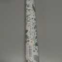 Peel and Stick Wallpaper - Green and White Leaf Wallpaper Removable Waterproof Contact Paper for Cabinets Bedroom Self-Adhesive Wall Cover Vinyl 16.1x197