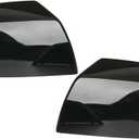 Osompar Glossy Black Outer Rear View Mirror Cover Cap Front Driver Passeger Side for Toyota Tundra 2007-2021 Toyota Sequoia