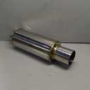 Vibrant Performance 1059 TPV Turbo Muffler, 3 inch