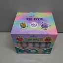 30 Colors Tie Dye Kit, Tie Dye Set for Kids, Pre-Filled Tye Dye Bottles, Non Toxic Permanent Fabric Dye Art Set, Easy DIY Fabric Art - Create Fun (30 Colors)