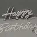 40"/23" Happy Birthday Neon Sign Large - Happy Birthday Sign 12V - Happy Birthday Light Up Sign with Dimmable Switch - 2PCS Happy Birthday LED Sign for Backdrop, Party, Celebration, Decoration