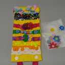 Sensory Aids for Alzheimer Patients for Therapy and Anxiety Relief Autistic Dementia Sensory Mat Fidget Wrist Cuff ASD ADHD OCD (Orange)