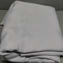 BGment White Blackout Curtains for Bedroom 63 Inch Long - Thermal Insulated Black Out Curtains Room Darkening Soundproof Rod Pocket Window Curtains for Living Room, Each Drape Panel 52 Inch Wide