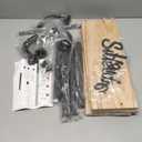 Tinpin Bathroom Shelves Wall Mounted, 3Tier Rustic Wood Wall Shelf, 17.3 inch Industrial Pipe Floating Shelf for Bathroom,Kitchen,Bedroom,Living Room,Brown