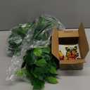 BLEUM CADE Fake Hanging Plants, 2pcs Artificial Hanging Plant, Faux Pothos Vines Hanging Plant Greenery for Wall Home Living Room Indoor Outdoor Decor (No Baskets)