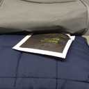 Mr. Sandman Weighted Blanket for Adults, Minky Heavy Blanket for Woman,Man Sleeping/Calm, Soft and Cozy Weighted Throw Blankets, Machine Washable, 48 x 72in, 15 lbs, Navy Blue